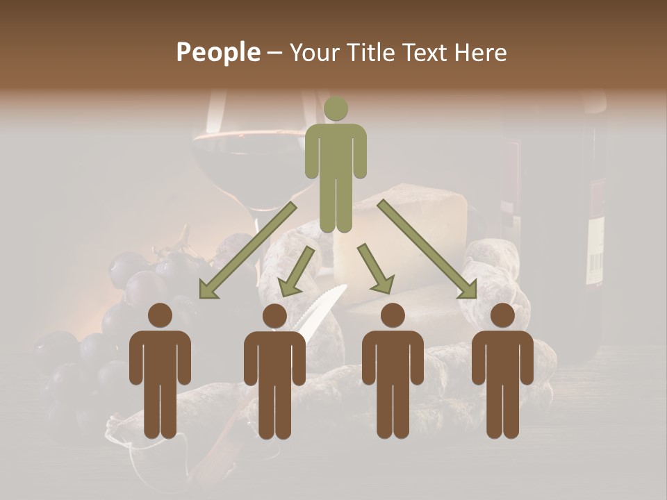 Cut Hard Sausage PowerPoint Template