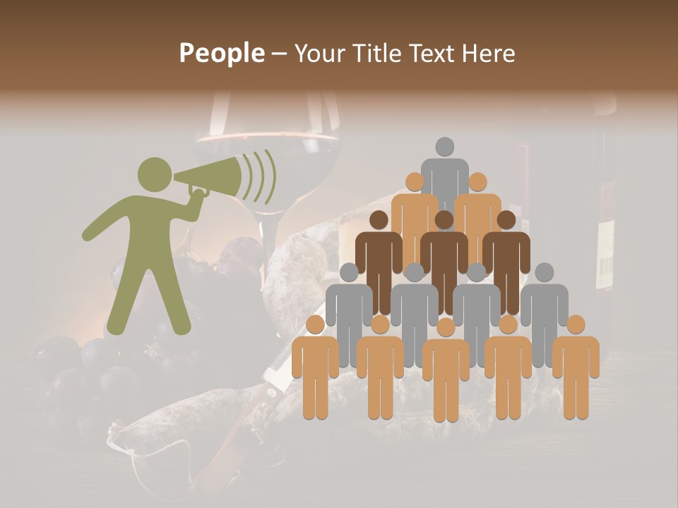 Cut Hard Sausage PowerPoint Template