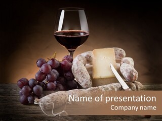 Parmesan Delicatessen Gourmet PowerPoint Template