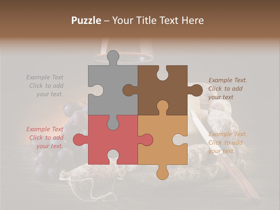 Parmesan Delicatessen Gourmet PowerPoint Template