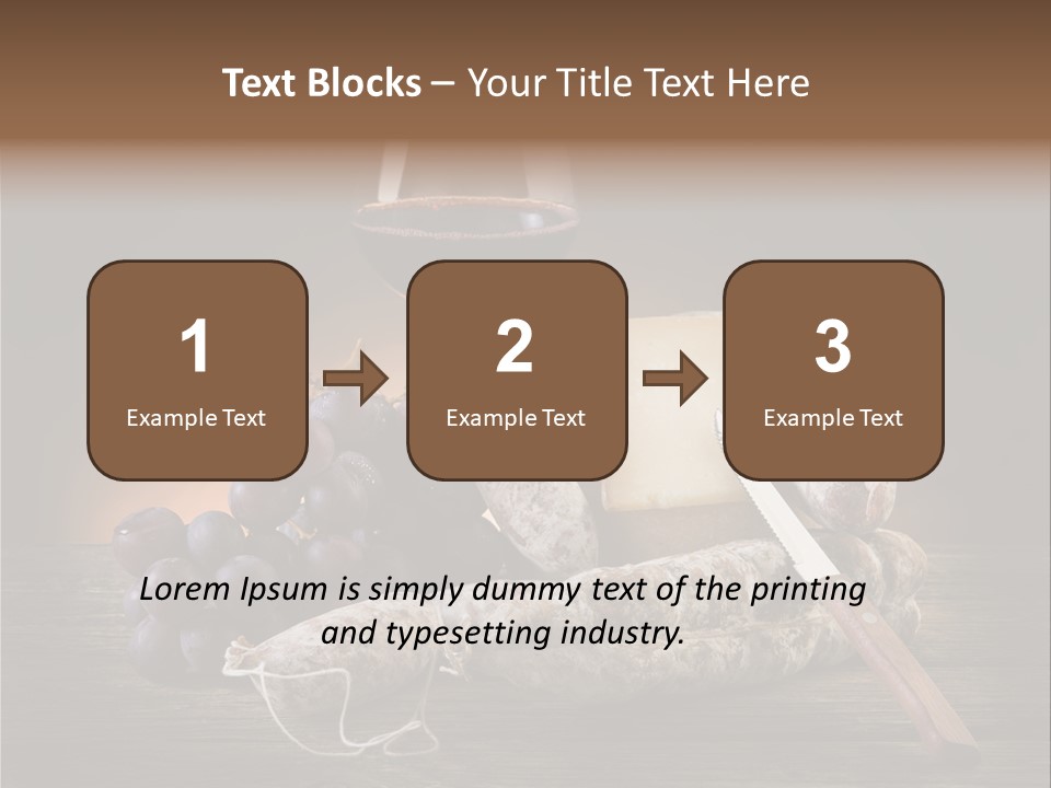 Parmesan Delicatessen Gourmet PowerPoint Template