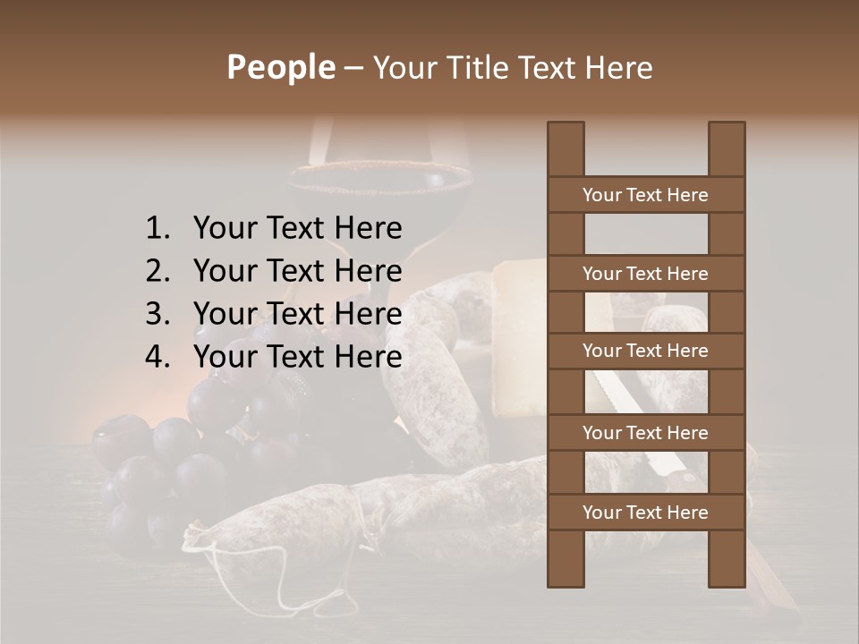 Parmesan Delicatessen Gourmet PowerPoint Template