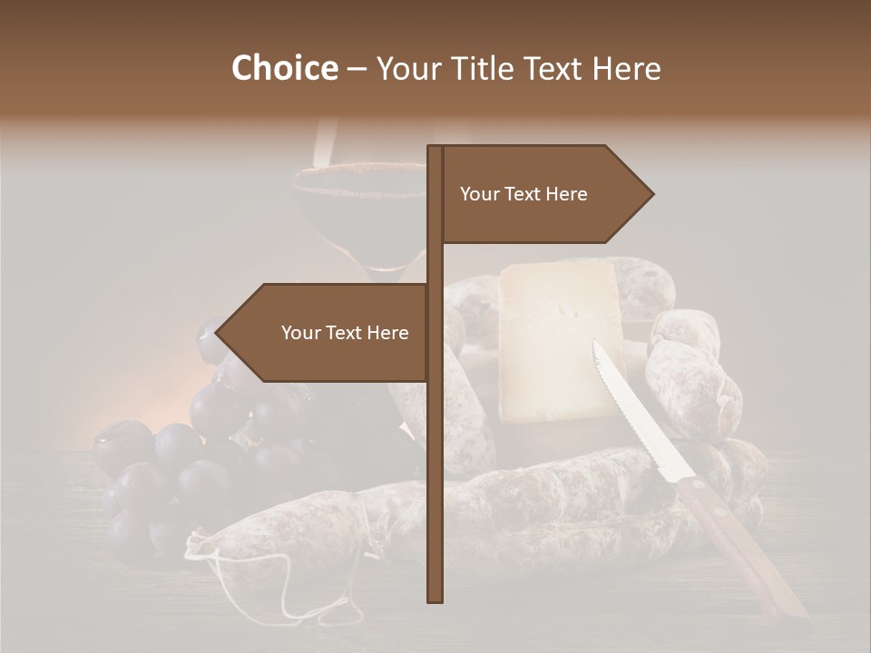 Parmesan Delicatessen Gourmet PowerPoint Template