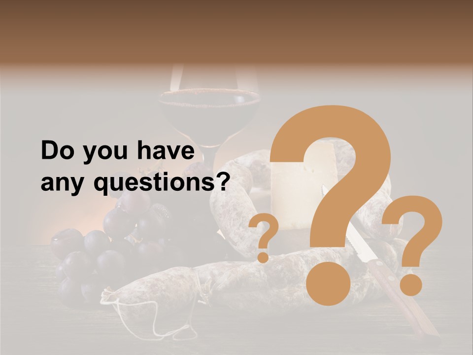 Parmesan Delicatessen Gourmet PowerPoint Template