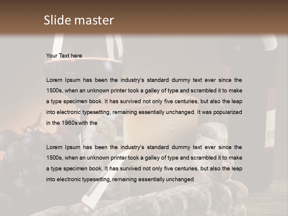 Milk Delicious Ingredient PowerPoint Template