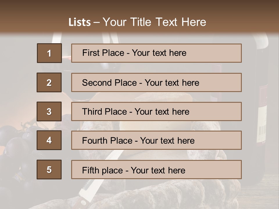 Milk Delicious Ingredient PowerPoint Template