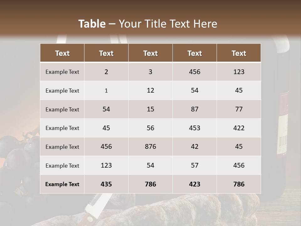 Milk Delicious Ingredient PowerPoint Template