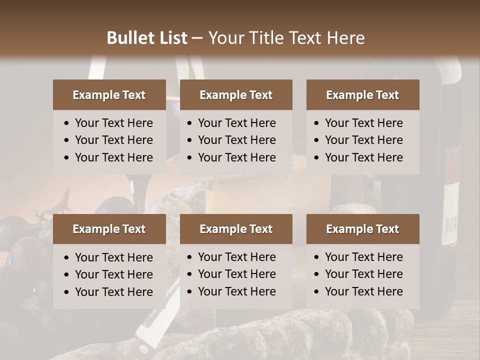 Milk Delicious Ingredient PowerPoint Template
