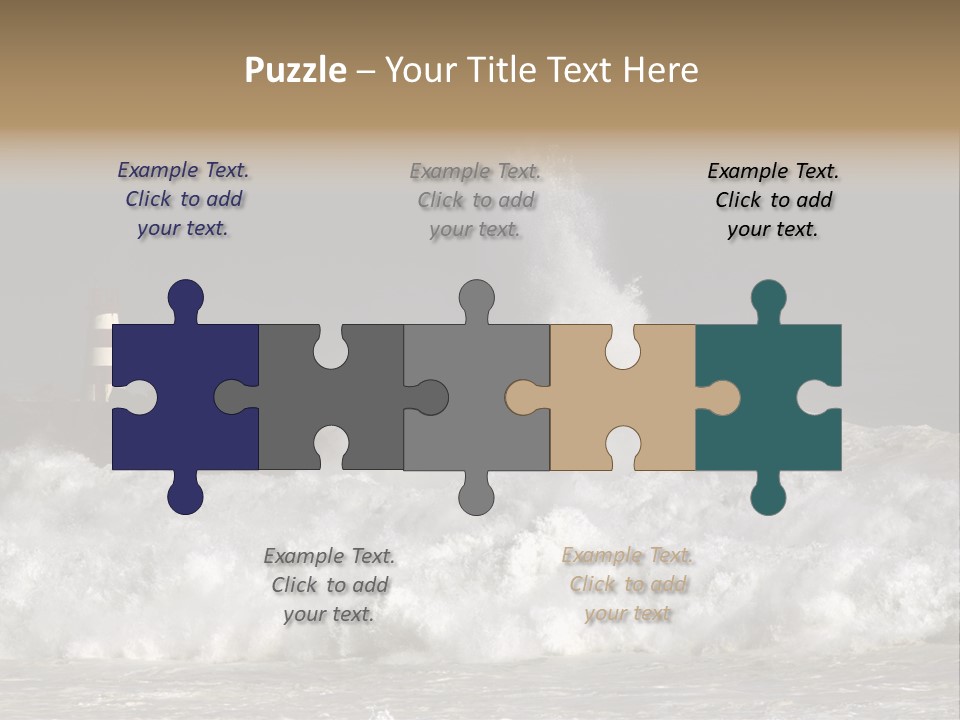 Sun Wave Color PowerPoint Template