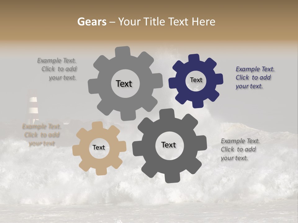 Sun Wave Color PowerPoint Template