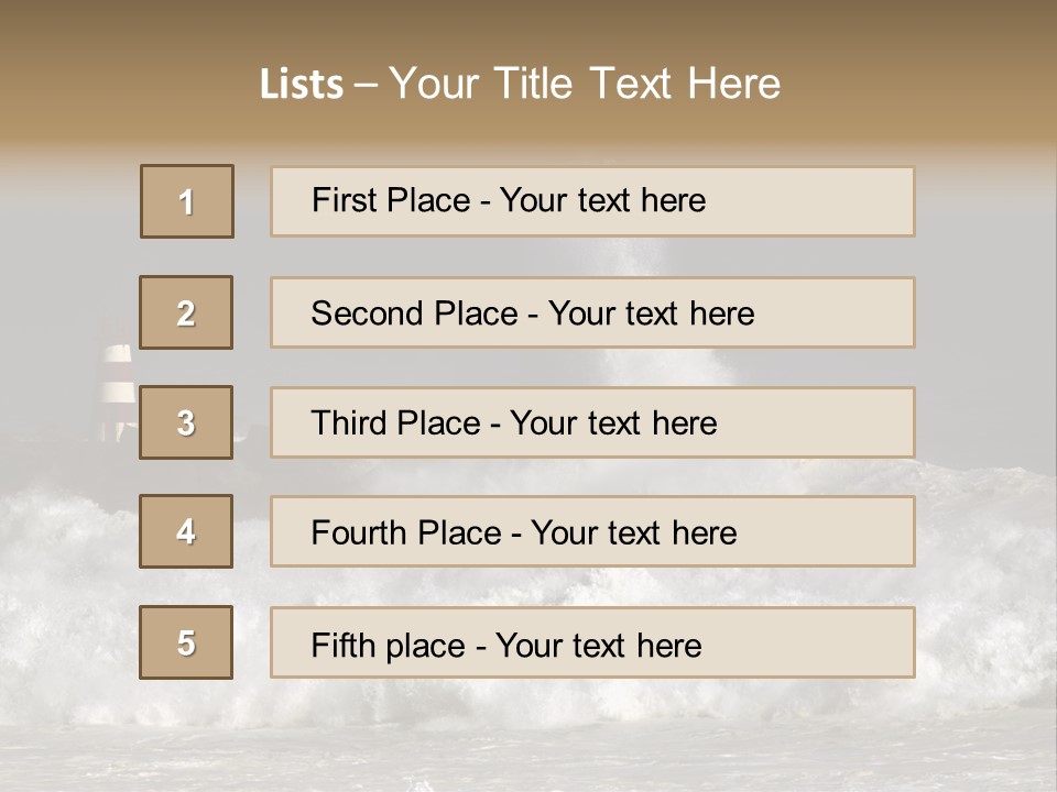 Sun Wave Color PowerPoint Template