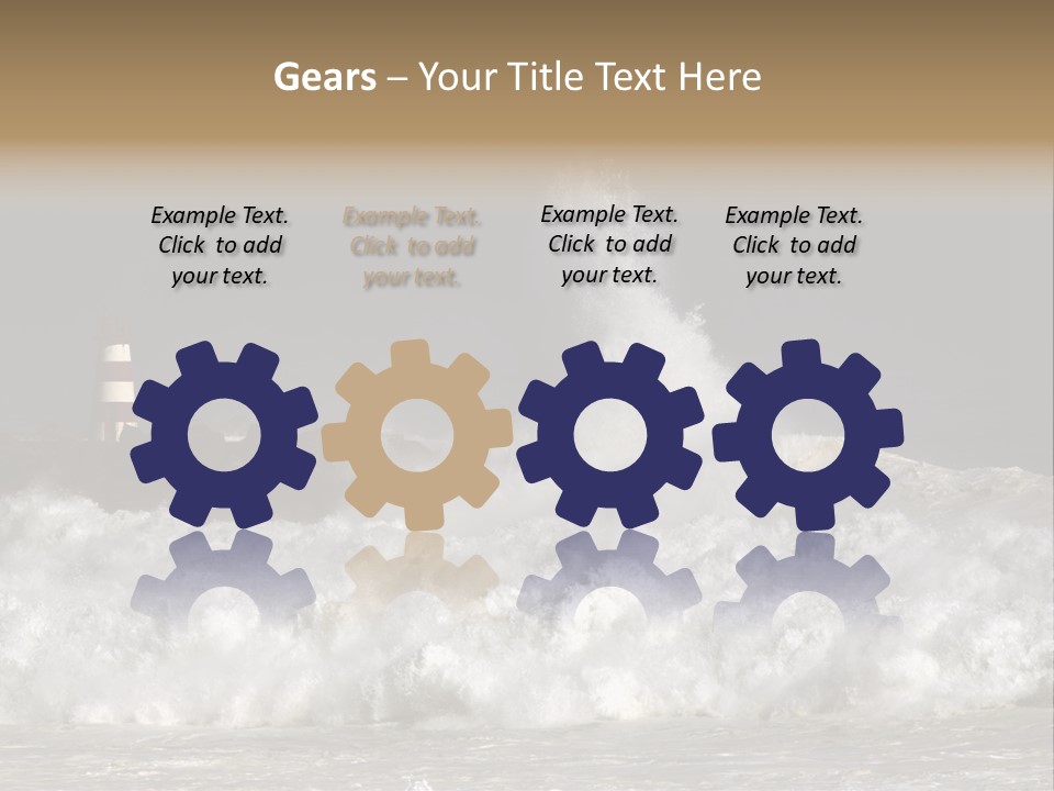 Sun Wave Color PowerPoint Template