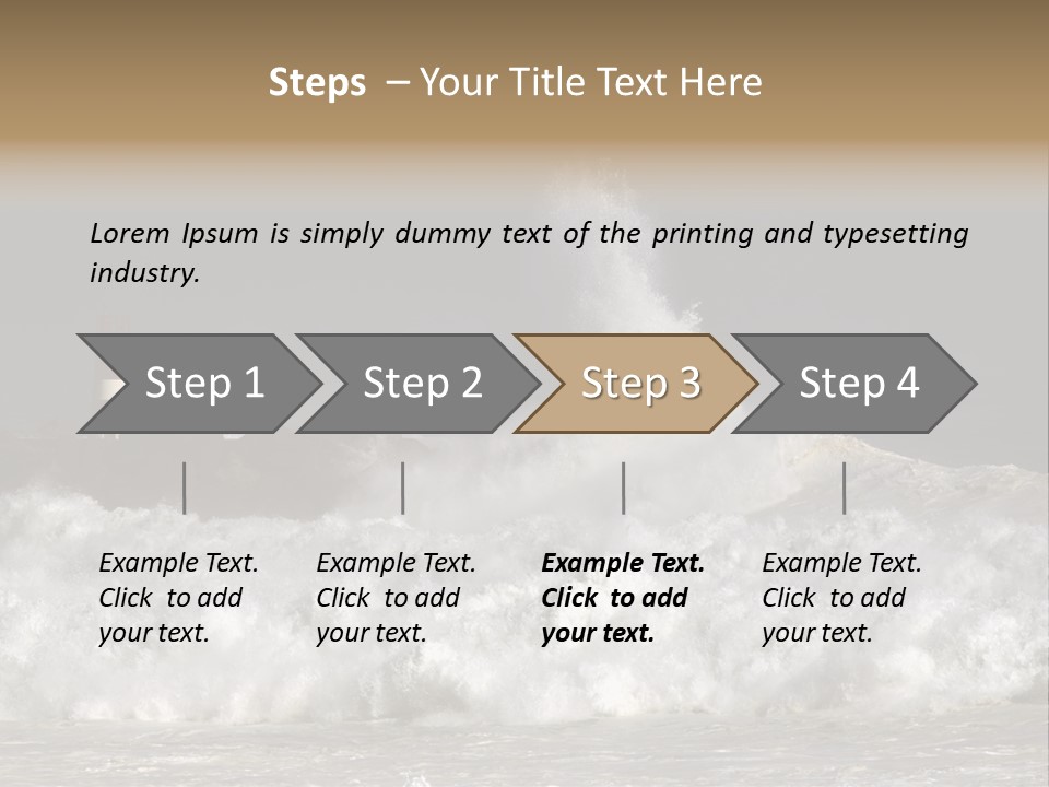 Sun Wave Color PowerPoint Template