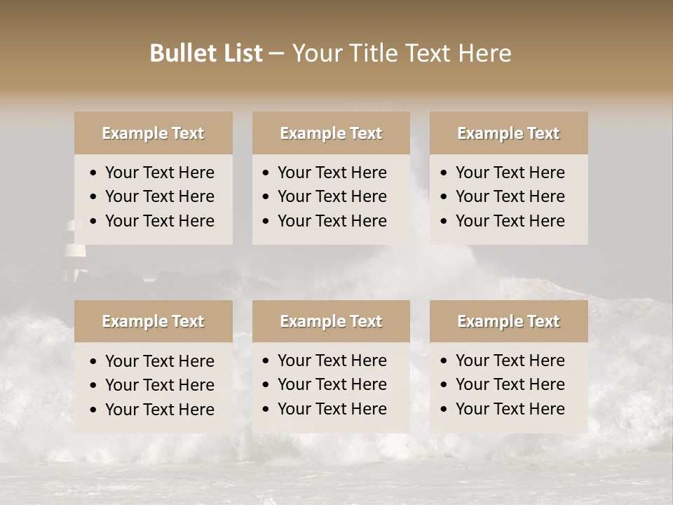 Sun Wave Color PowerPoint Template