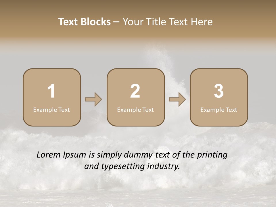 Sun Wave Color PowerPoint Template