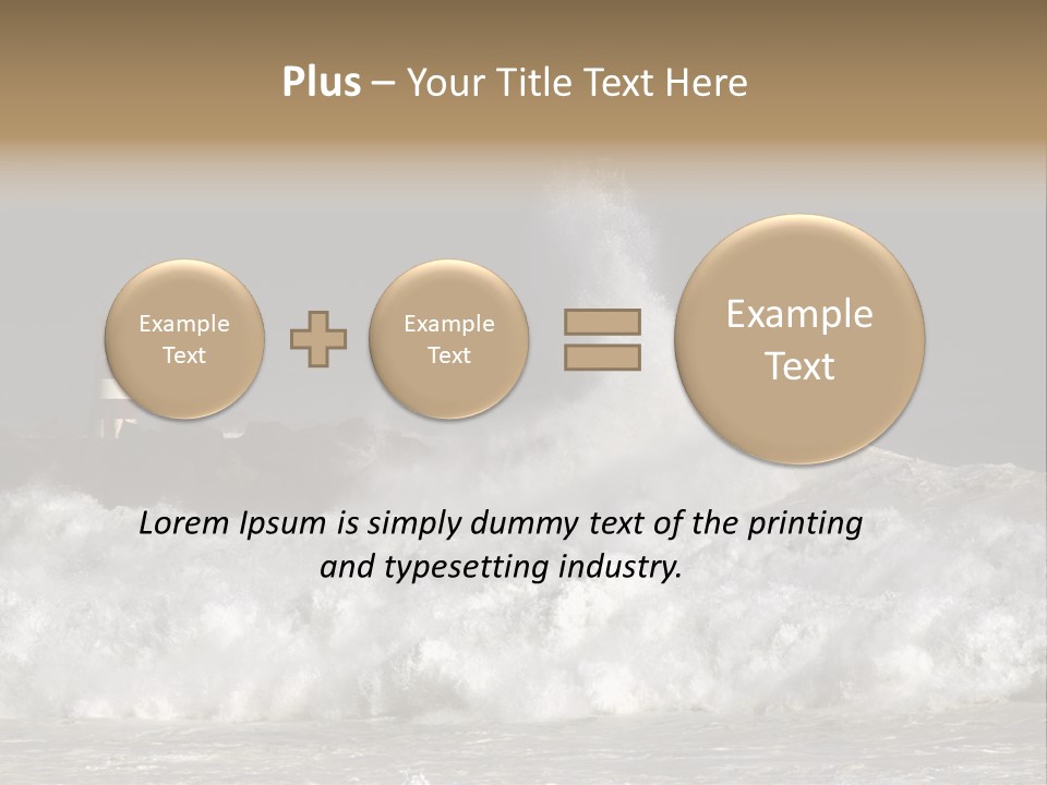 Sun Wave Color PowerPoint Template