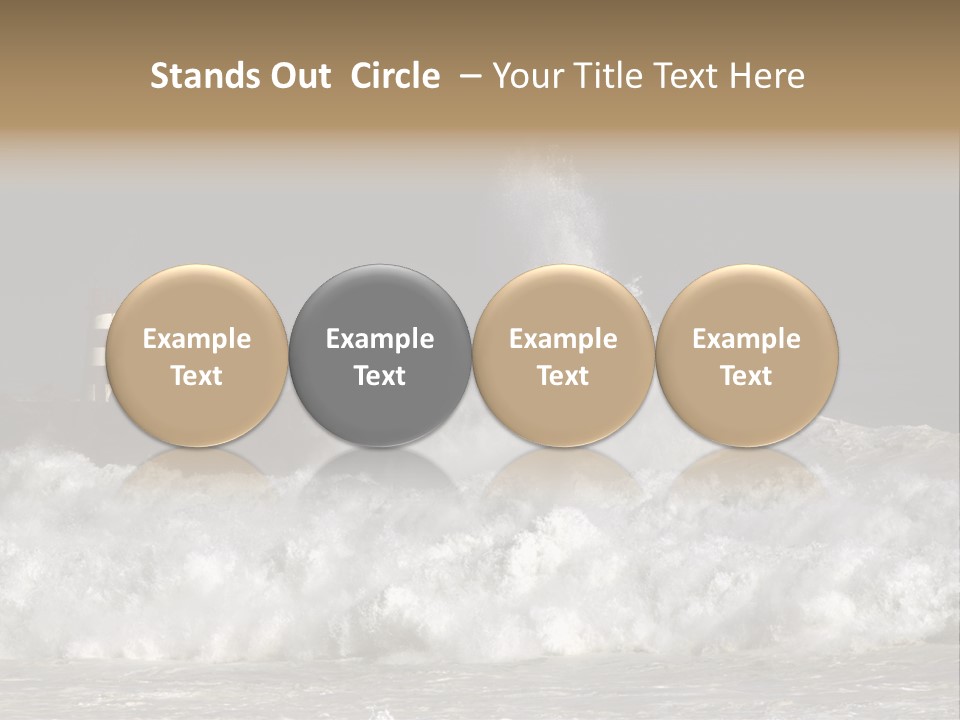 Sun Wave Color PowerPoint Template