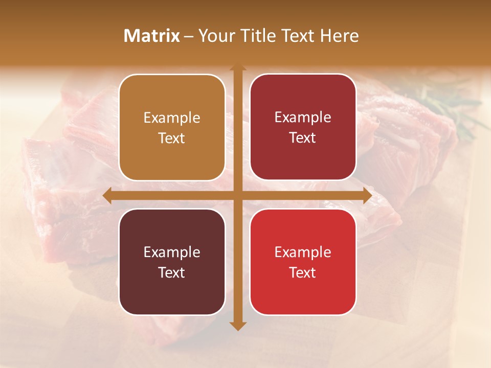 Half Pork Ribs PowerPoint Template