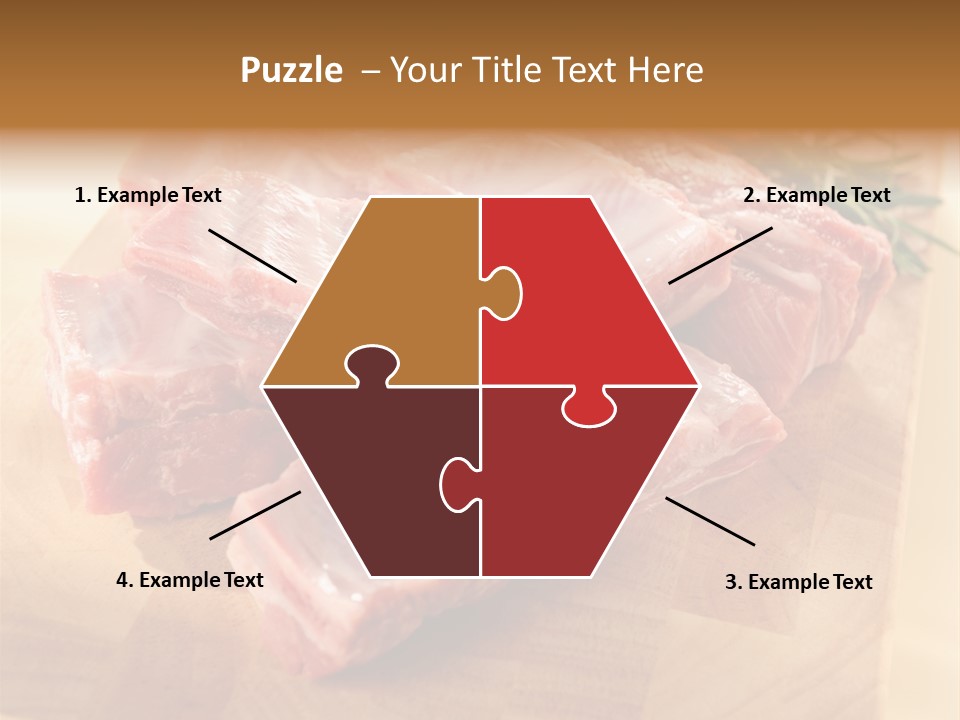 Half Pork Ribs PowerPoint Template