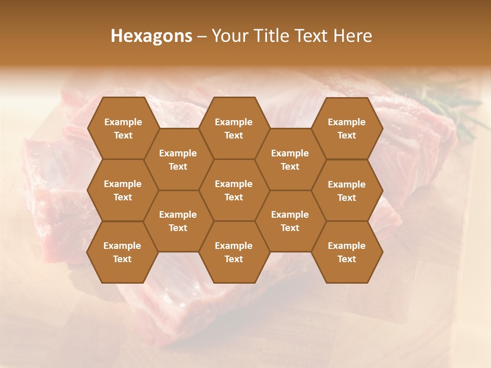 Half Pork Ribs PowerPoint Template