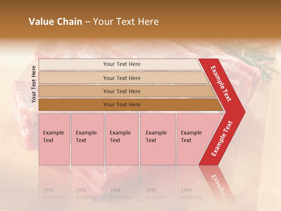 Half Pork Ribs PowerPoint Template