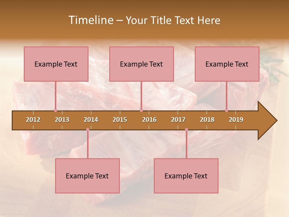 Half Pork Ribs PowerPoint Template