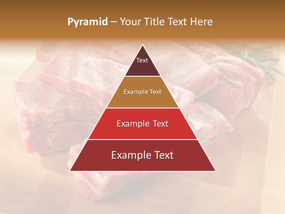 Half Pork Ribs PowerPoint Template
