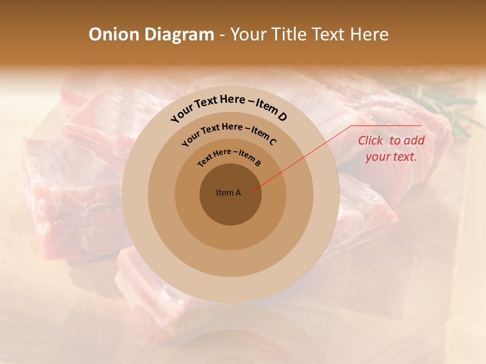 Half Pork Ribs PowerPoint Template