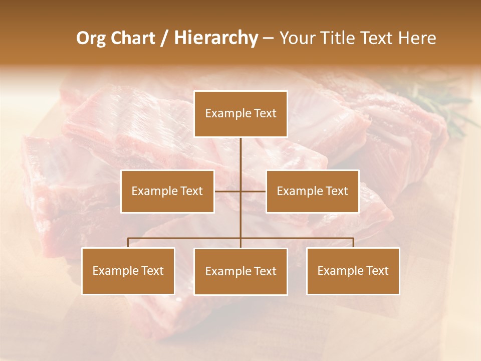 Half Pork Ribs PowerPoint Template