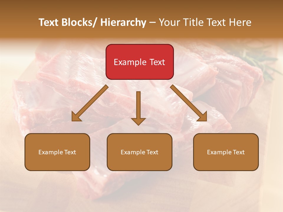 Half Pork Ribs PowerPoint Template