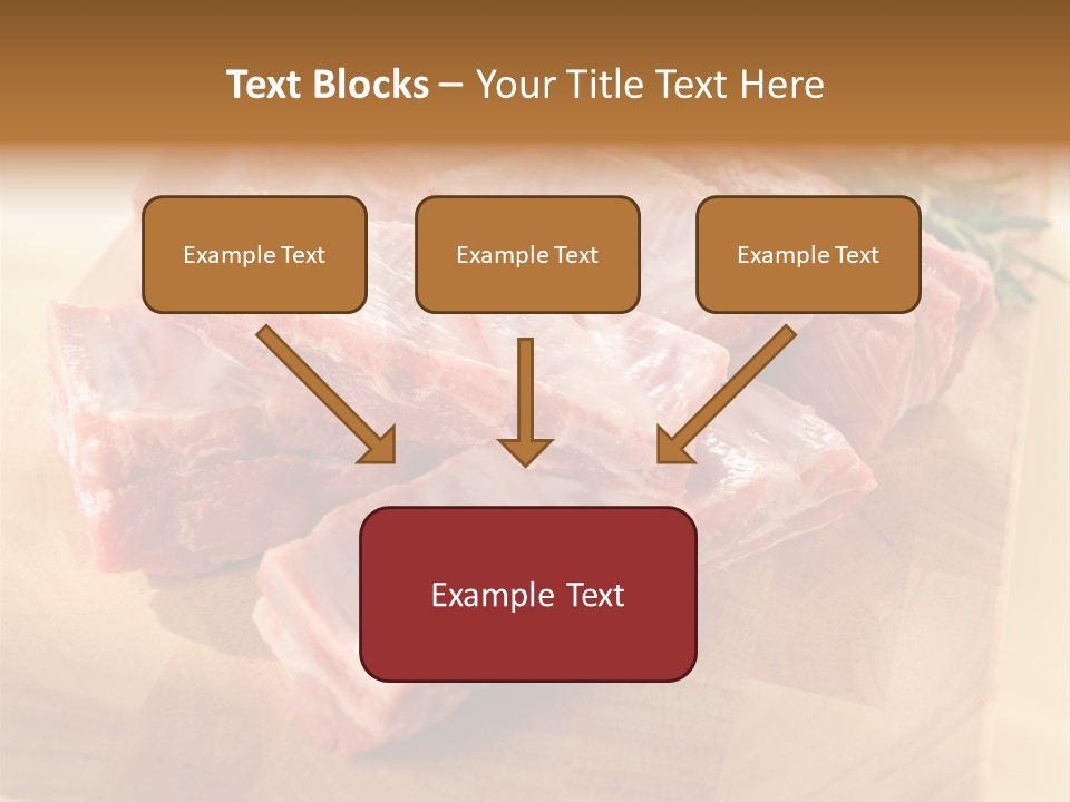 Half Pork Ribs PowerPoint Template