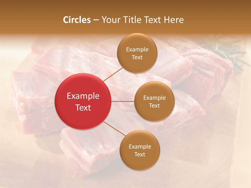 Half Pork Ribs PowerPoint Template