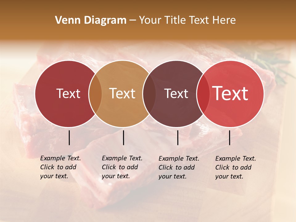 Half Pork Ribs PowerPoint Template