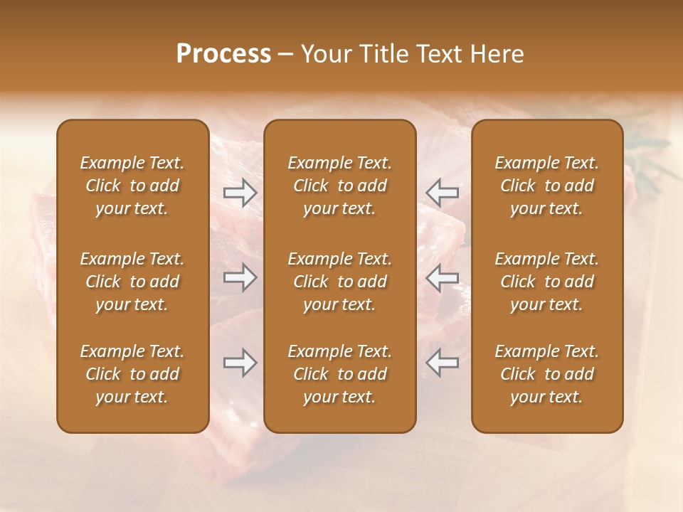 Half Pork Ribs PowerPoint Template