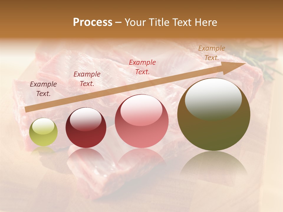 Half Pork Ribs PowerPoint Template