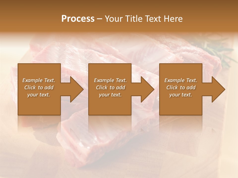 Half Pork Ribs PowerPoint Template
