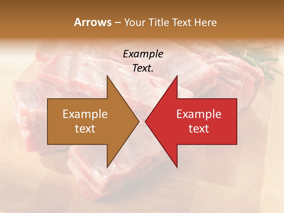 Half Pork Ribs PowerPoint Template