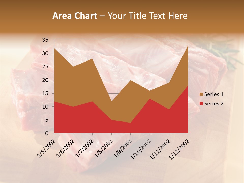Half Pork Ribs PowerPoint Template
