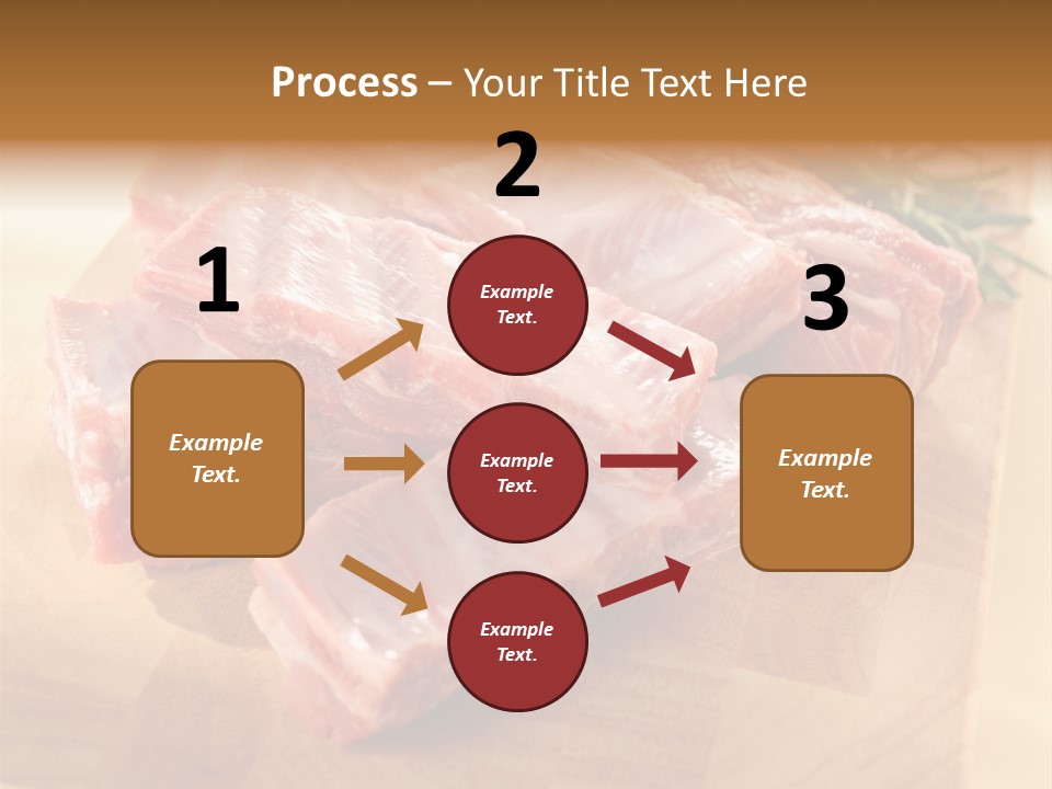 Half Pork Ribs PowerPoint Template