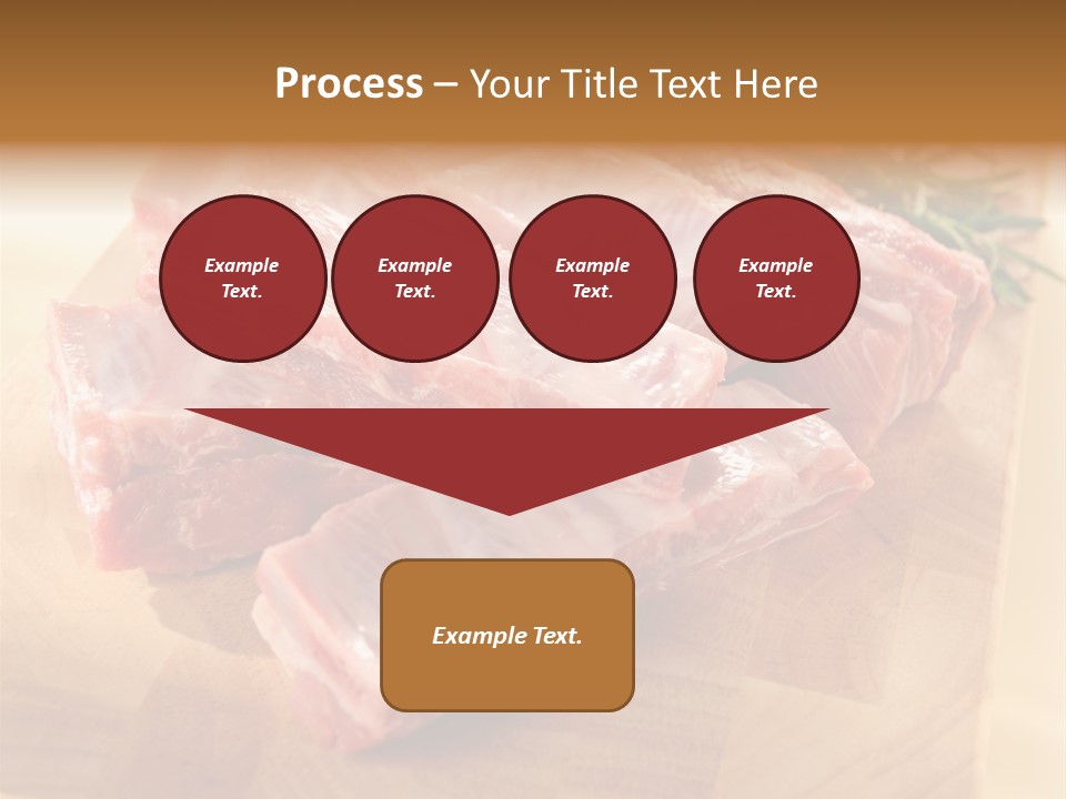 Half Pork Ribs PowerPoint Template