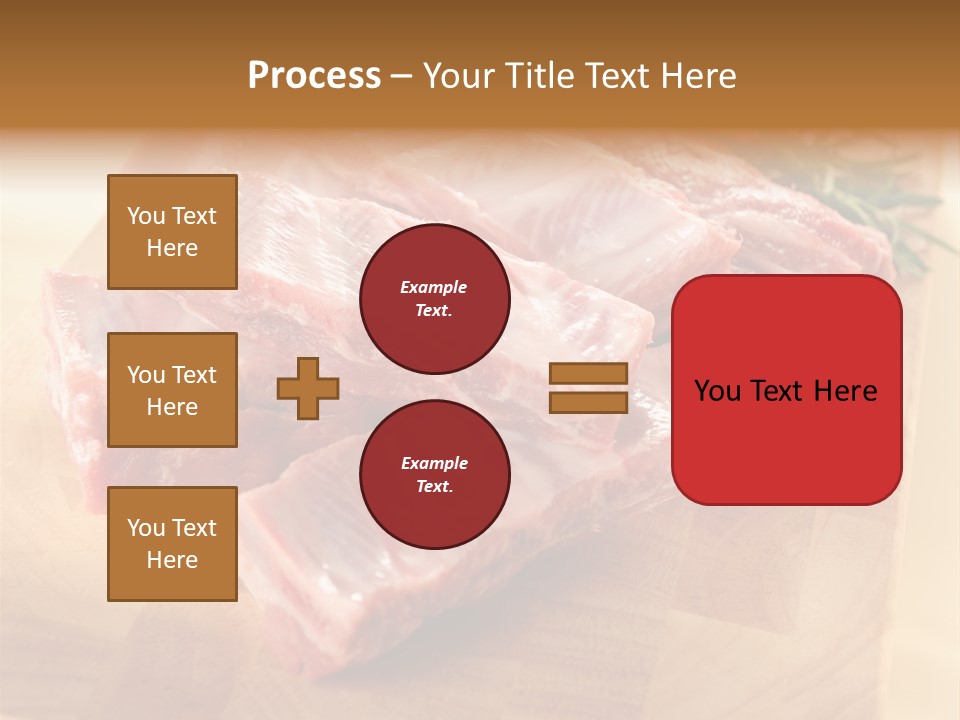 Half Pork Ribs PowerPoint Template