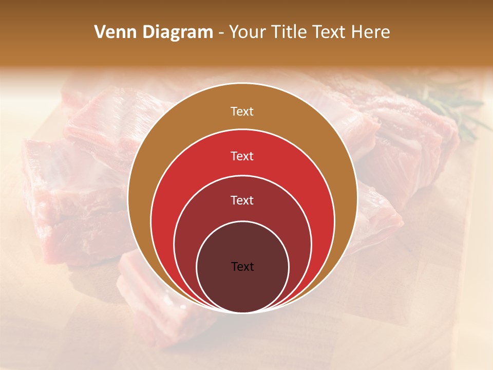 Half Pork Ribs PowerPoint Template
