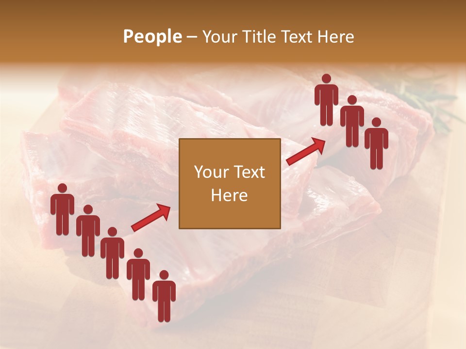 Half Pork Ribs PowerPoint Template