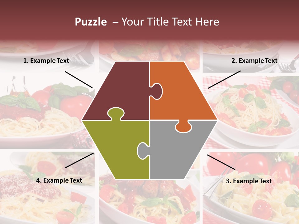 Dish Ingredient Dinner PowerPoint Template