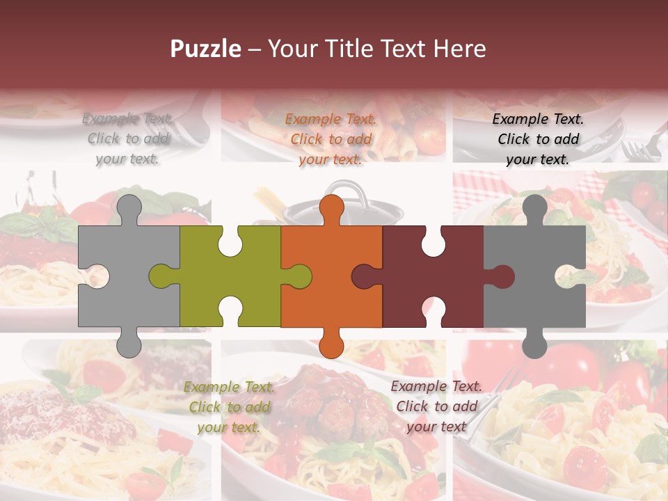 Dish Ingredient Dinner PowerPoint Template