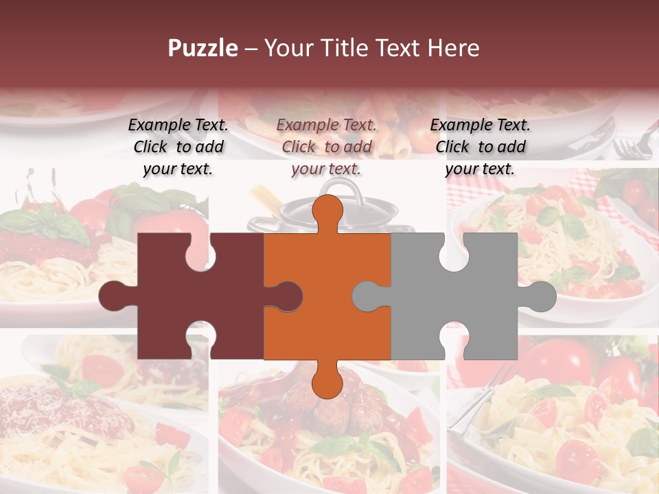 Dish Ingredient Dinner PowerPoint Template