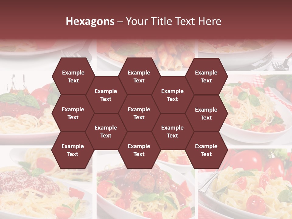 Dish Ingredient Dinner PowerPoint Template