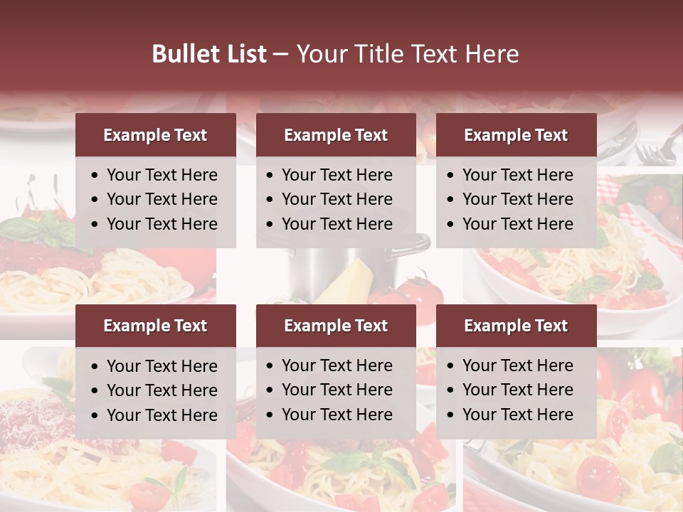 Dish Ingredient Dinner PowerPoint Template