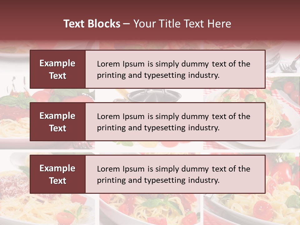 Dish Ingredient Dinner PowerPoint Template