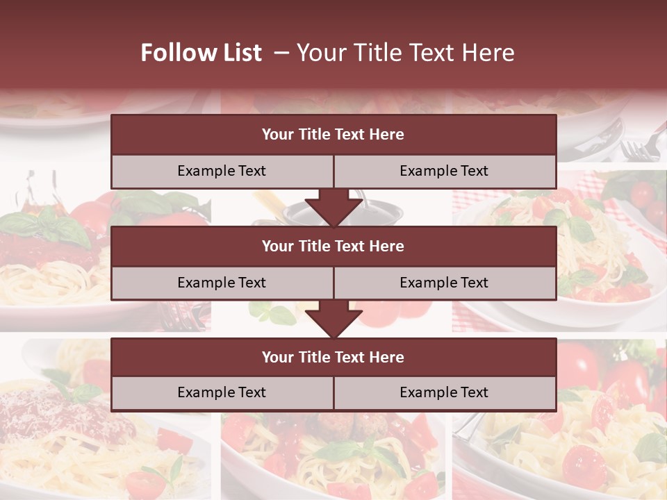 Dish Ingredient Dinner PowerPoint Template